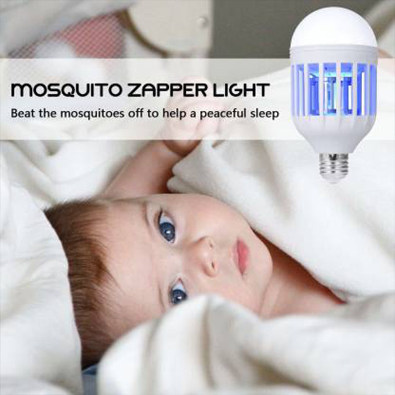 5W Mosquito Killer Lamp E27 LED Zapper for Summer Insects & Moths 5W Mosquito Killer Lamp E27 LED Zapper for Summer Insects & Moths